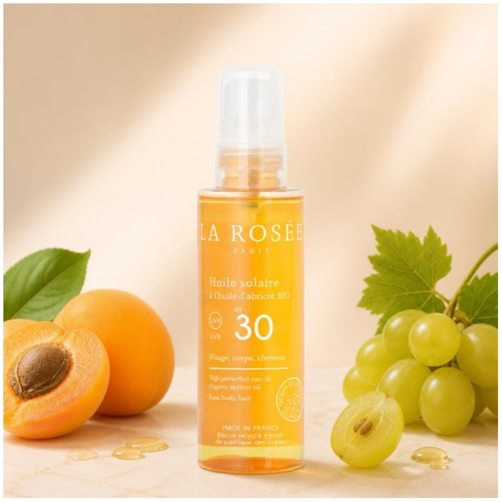 La Rosée SPF30 Olio Solare all'Albicocca ad Alta Protezione 150ml