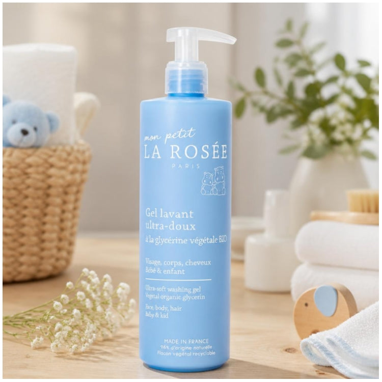 LA ROSÉE Baby Gel lavant ultra-doux Visage, Corps et Cheveux 400ml