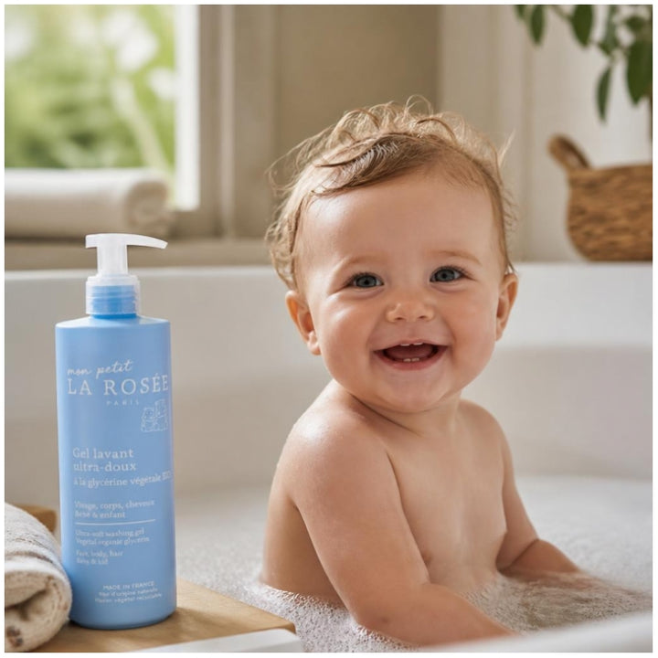 LA ROSÉE Baby Gel lavant ultra-doux Visage, Corps et Cheveux 400ml