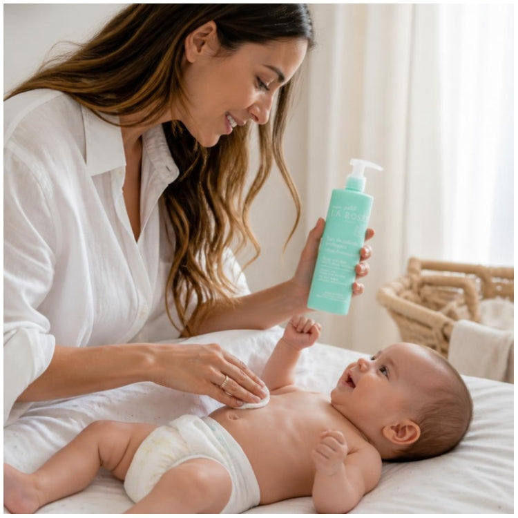 LA ROSÉE Baby Cleansing Milk A l'Huile d'Amande Douce Bio 400ml (13.53fl oz)