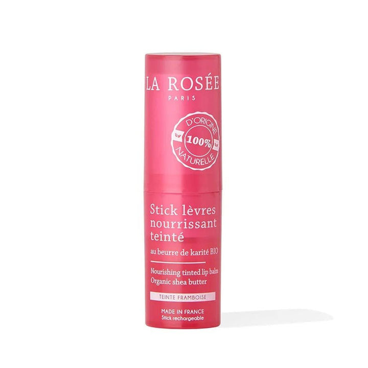 La Rosée Nourishing Tinted Lip Balm with Raspberry Tint - FrenchBeautyHub