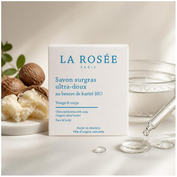 La Rosée Ultra Doux and Natural Superfatted Soaps 100g (3.52 oz)