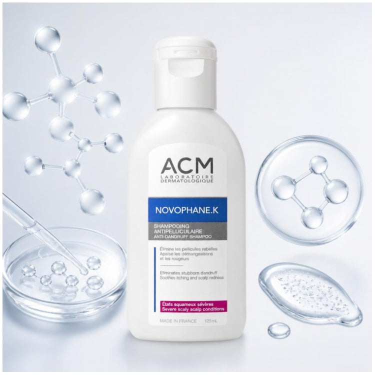 ACM Laboratoire Novophane K Anti-Dandruff Shampoo 125ml (4.23floz)