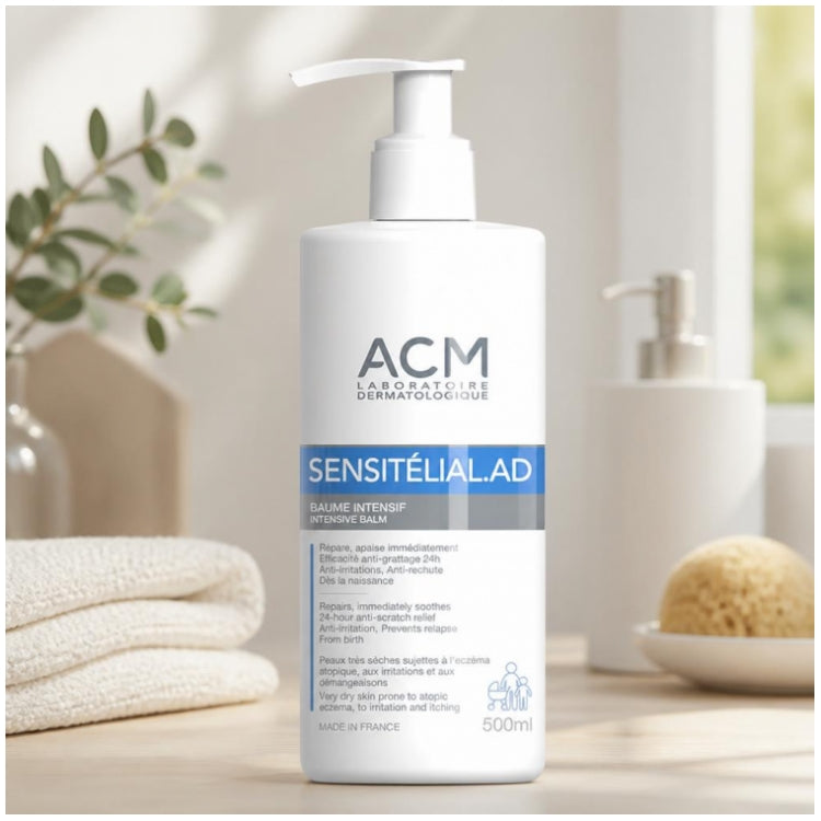 Acm Sensitelial.AD Intensive Balm Very dry skin prone to atopic eczema 500ml (16.91fl oz)