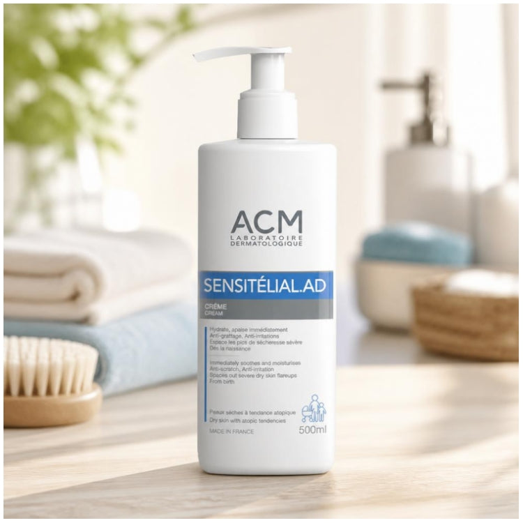 Acm Sensitelial.AD Cream Dry skin with an atopic tendency 500ml (16.91fl oz)