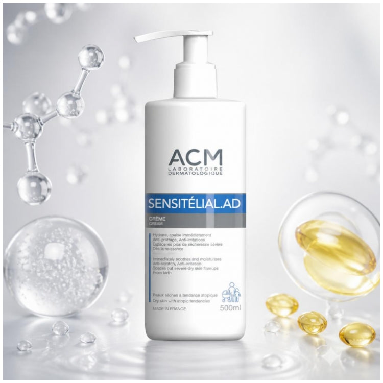 Acm Sensitelial.AD Cream Dry skin with an atopic tendency 500ml (16.91fl oz)