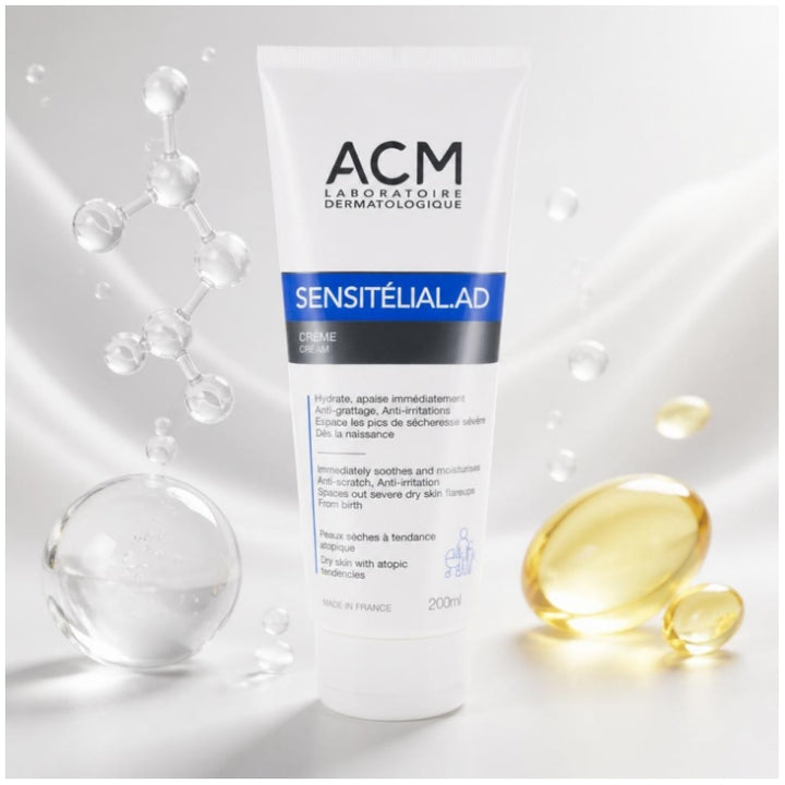 Acm Sensitelial.AD Cream Dry skin with an atopic tendency 200ml (6.76fl oz)