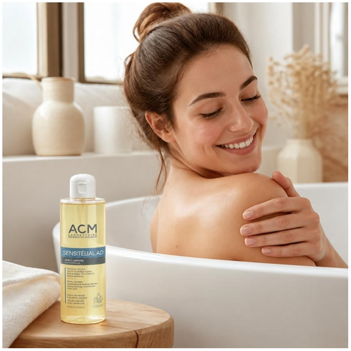 Acm Sensitelial.AD Huile lavante pour peaux très sèches à tendance atopique 200ml