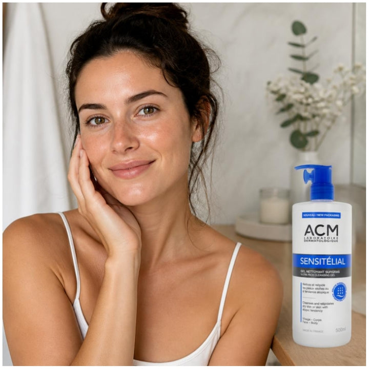 Acm Sensitelial Superfatted Cleansing Gel Atopic Skin 500ml (16.90fl oz)
