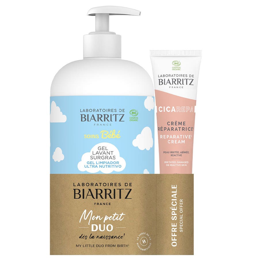 Laboratoires De Biarritz Baby care Mon Petit Duo Bio Dès la naissance - FrenchBeautyHub