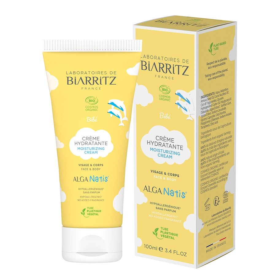 Laboratoires De Biarritz Baby care Organic Baby's Moisturizer from Birth 100ml (3.38fl oz) - FrenchBeautyHub