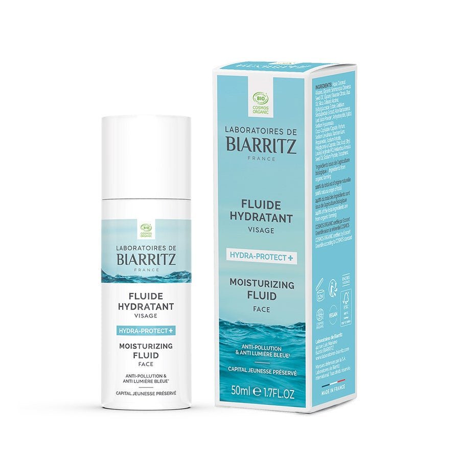 Laboratoires De Biarritz Hydra - Protect + Face Moisturizers Fluid Bioes 50ml (1.69fl oz) - FrenchBeautyHub