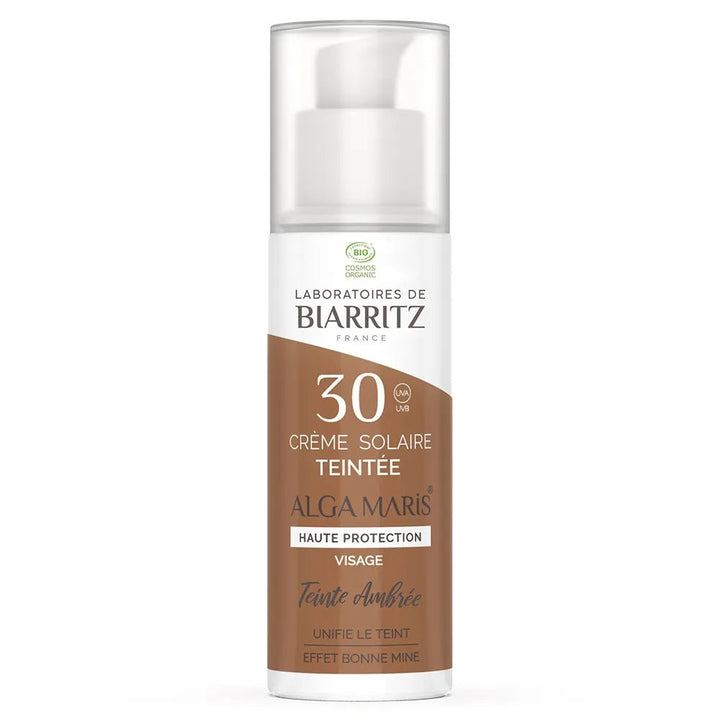 Laboratoires De Biarritz Sun care Tinted Protective Face Cream SPF30 Bioes Healthy glow effect 50ml (1.69fl oz) - FrenchBeautyHub