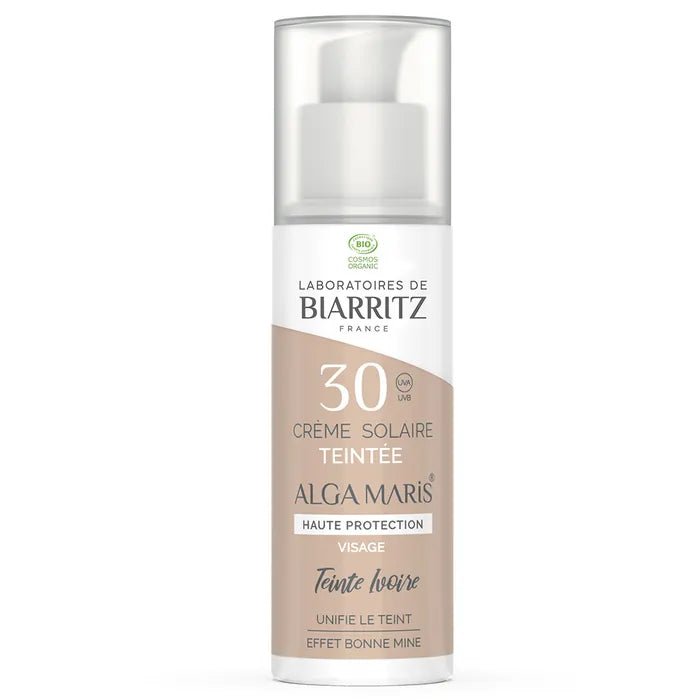 Laboratoires De Biarritz Sun care Tinted Protective Face Cream SPF30 Bioes Healthy glow effect 50ml (1.69fl oz) - FrenchBeautyHub