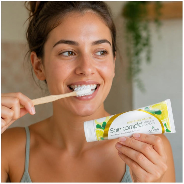 Lehning Tooth And Gums Care With Lemon And Essential Oils 80g (2.7oz)