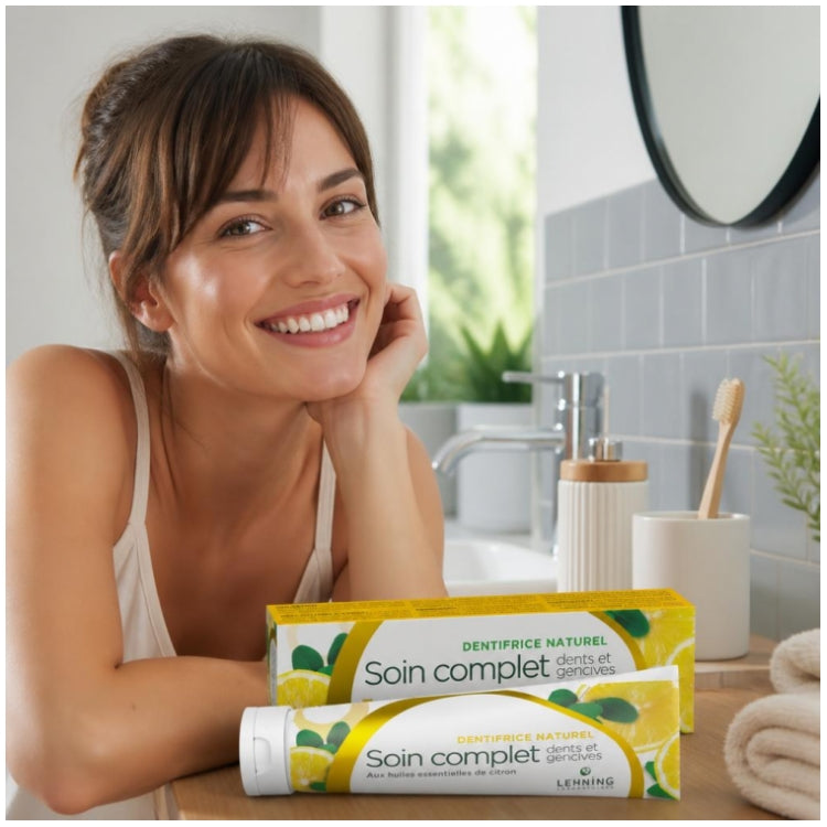 Lehning Tooth And Gums Care With Lemon And Essential Oils 80g (2.7oz)
