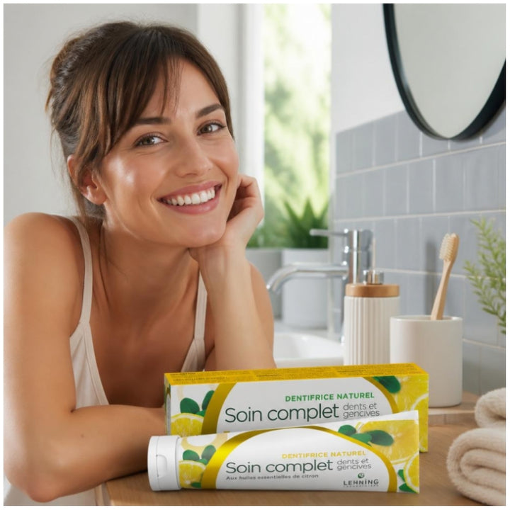 Lehning Tooth And Gums Care With Lemon And Essential Oils 80g (2.7oz)