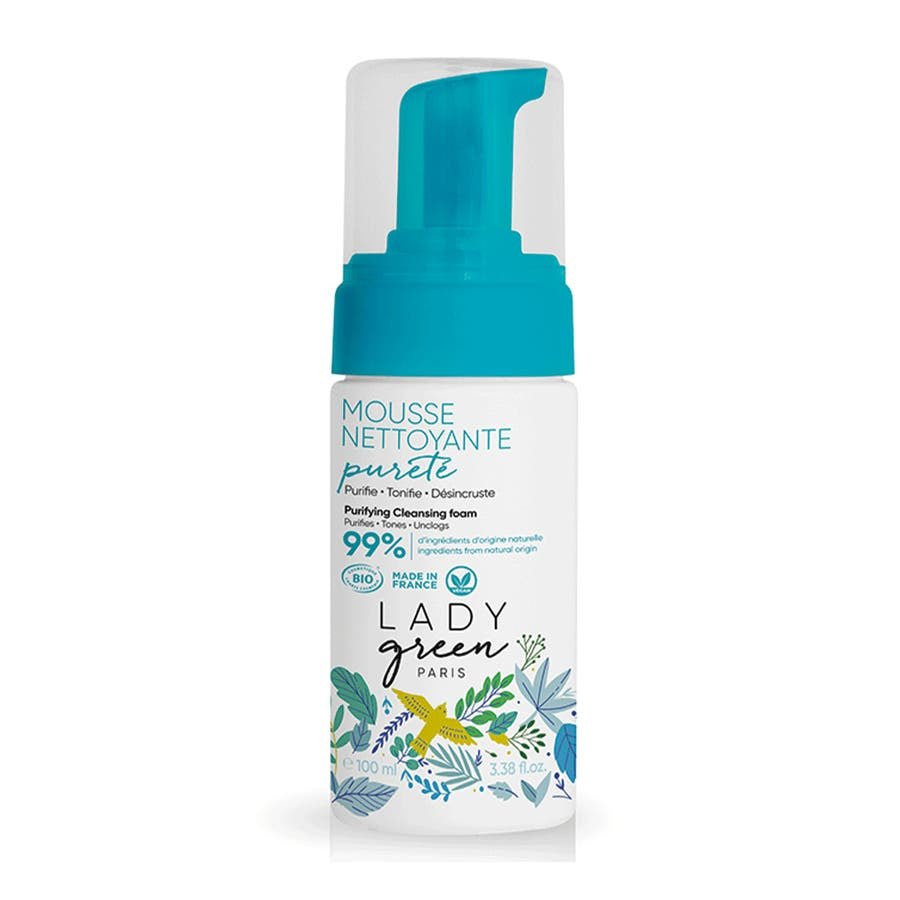 Lady Green Rituel Purete Organic Face Cleansing Foam For Young Skin Peaux normales  grasses 125ml (4.22fl oz) - FrenchBeautyHub