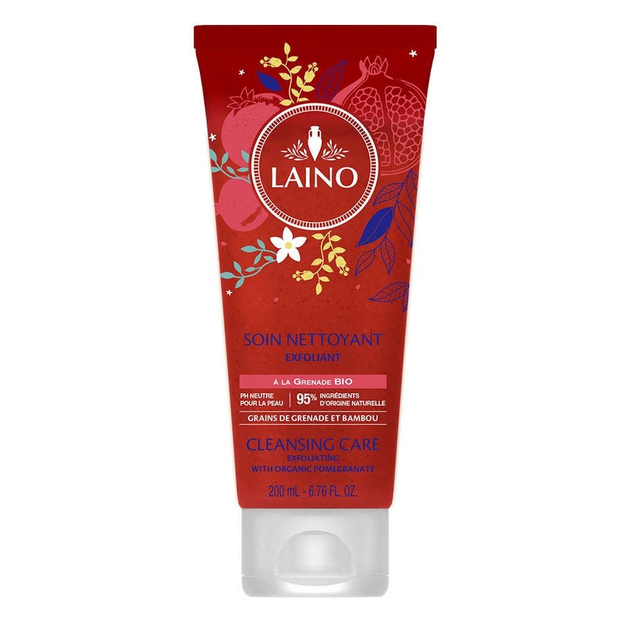 Laino Exfoliating Cleansing Care Scrub With Pomegranate 200ml (6.76 fl oz) - FrenchBeautyHub
