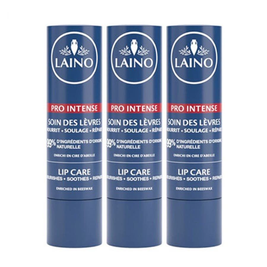 Laino Lip Care Beeswax Sticks 4g x3 (0.14 oz x3) - FrenchBeautyHub