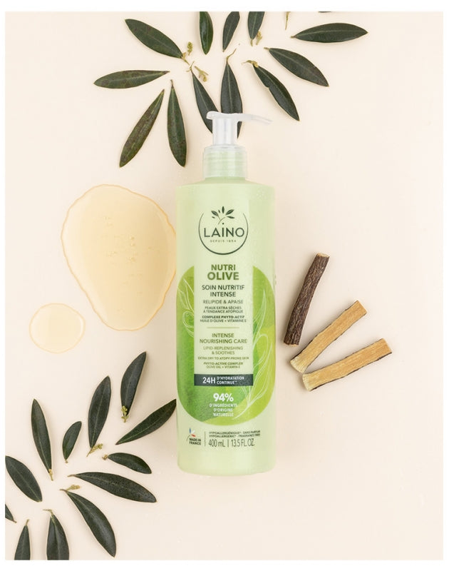 Laino Nutri Olive Intense Nourishing Olive Body Care Extra Dry Atopic Skin 400ml (13.52fl oz)