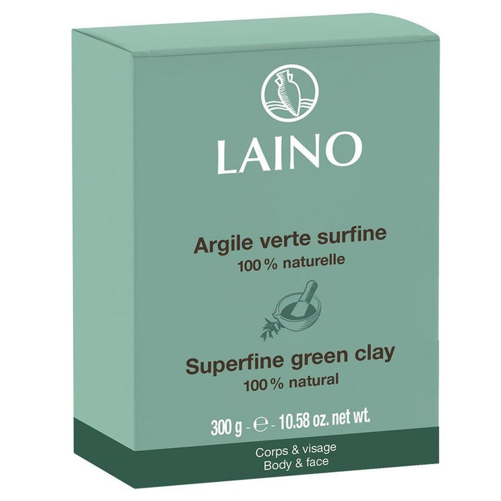 Laino Superfine Green Clay Body And Face 300g (10.58 oz) - FrenchBeautyHub