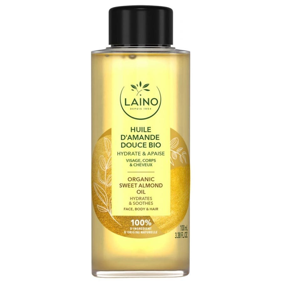 Laino Virgin Sweet Almond Oil 100ml (3.38fl oz) - FrenchBeautyHub
