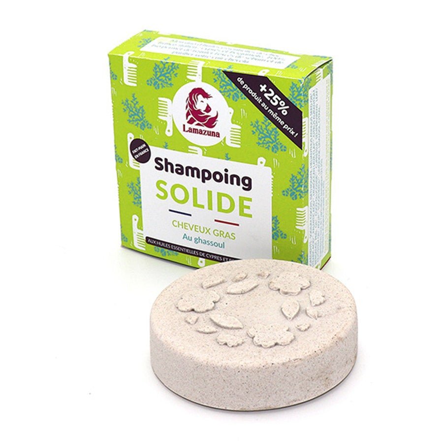 Lamazuna Solidea Ghassoul Shampoo for Oily Hair 70g (2.46 oz) - FrenchBeautyHub