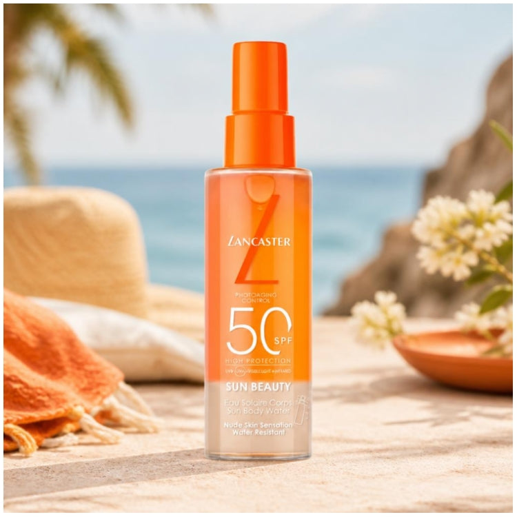 Lancaster Sun Beauty Bare Skin Effect واقي شمس SPF50 150ml