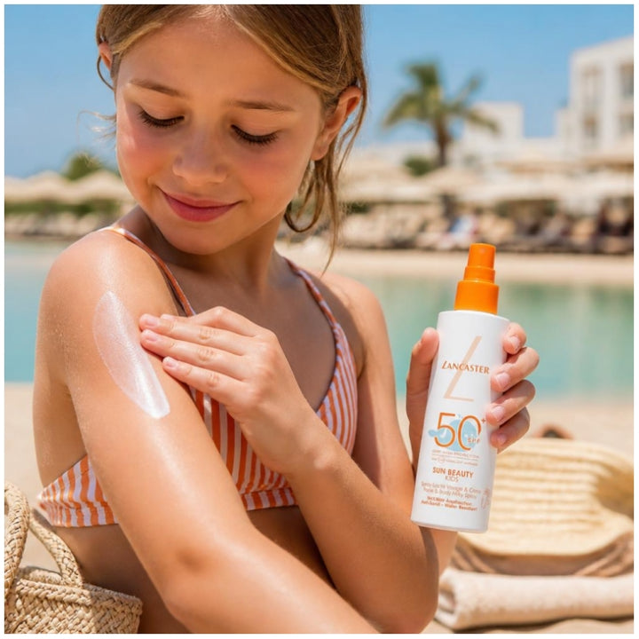 Lancaster Sun Sensitive Spray lacté SPF50+ visage et corps pour enfants 150ml