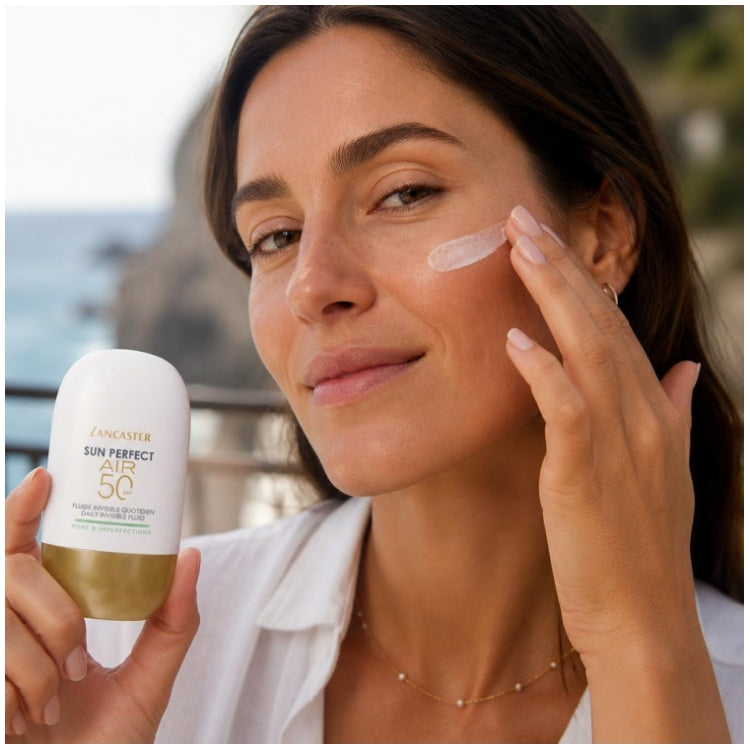 Lancaster Sun Perfect سائل يومي غير مرئي بعامل حماية SPF50 للمسام والشوائب 40 ml