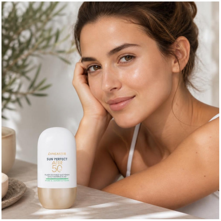 Lancaster Sun Perfect سائل يومي غير مرئي بعامل حماية SPF50 للمسام والشوائب 40 ml