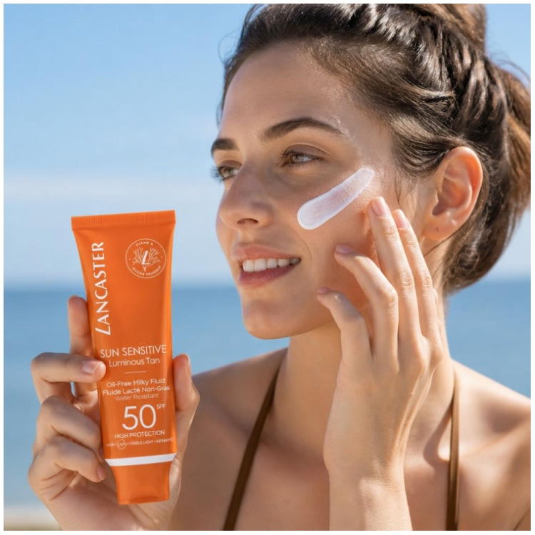 Lancaster Sun Sensitive Fluido Facial Não Oleoso SPF50 50ml