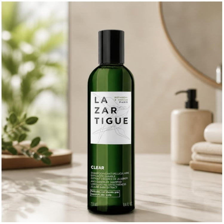 Lazartigue Clear Shampoo Anticaspa para couro cabeludo oleoso 250ml