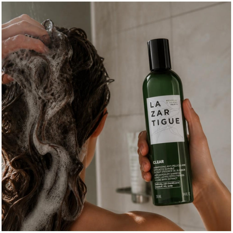 Lazartigue Clear Shampoo Anticaspa para couro cabeludo oleoso 250ml