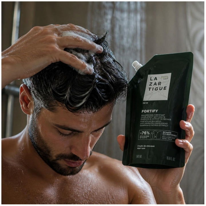 Lazartigue Fortify Eco Recharge Versterkende shampoo tegen haaruitval 500ml
