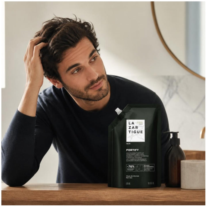Lazartigue Fortify Eco Recharge Versterkende shampoo tegen haaruitval 500ml