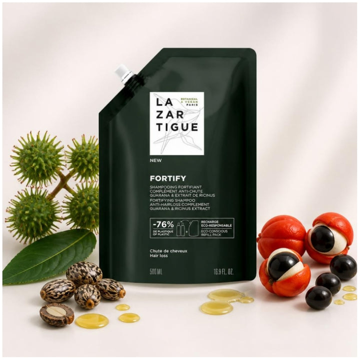 Lazartigue Fortify Eco Recharge Versterkende shampoo tegen haaruitval 500ml
