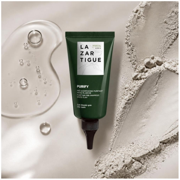 Lazartigue Purify Zuiverende pre-shampoo behandeling met witte klei 75 ml