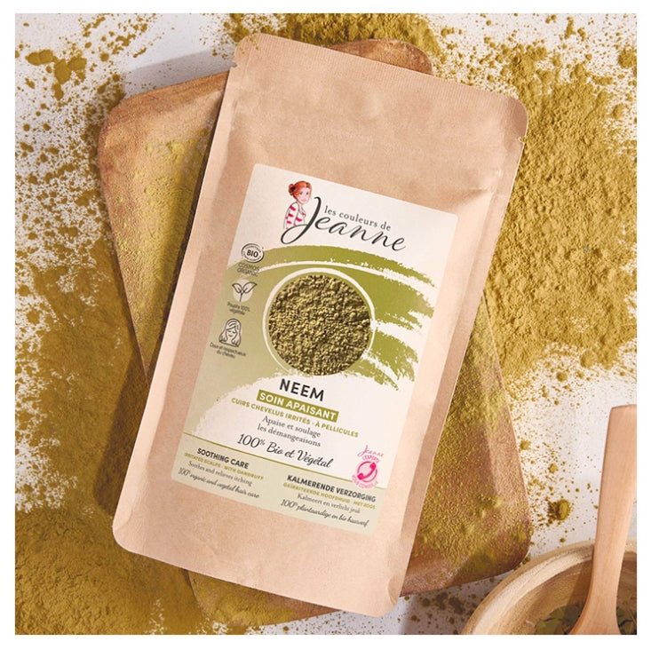 Les couleurs de Jeanne Soothing Care Neem Bioes لفروة الرأس المتهيجة المصابة بالقشرة 100g