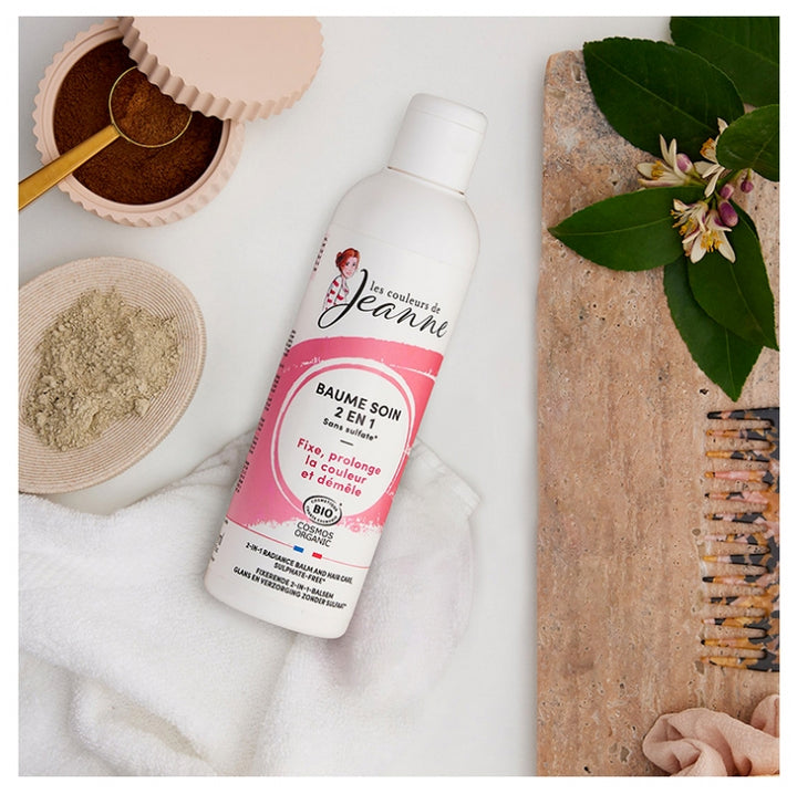 Les couleurs de Jeanne Radiance and Care Bálsamo fijador para coloraciones vegetales 230 ml