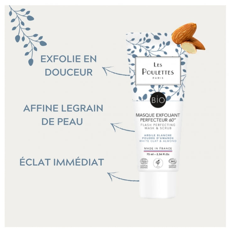 Les Poulettes Bioes Máscaras Esfoliantes Perfeccionadoras 75ml