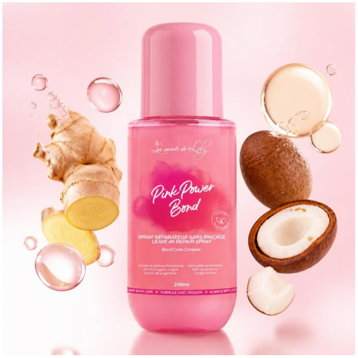 Les Secrets de Loly Pink Power Bond Repair بخاخ بدون شطف 200 ml