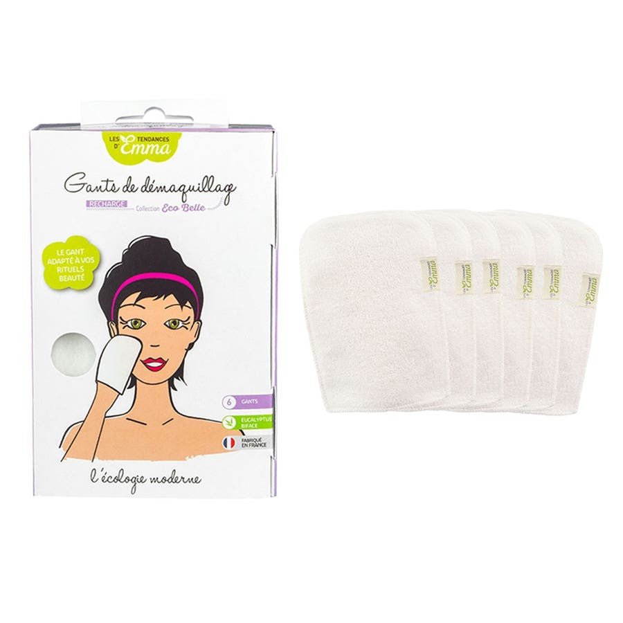 Les Tendances D'Emma Layering Kit Make Up Removal Gloves X6 - FrenchBeautyHub