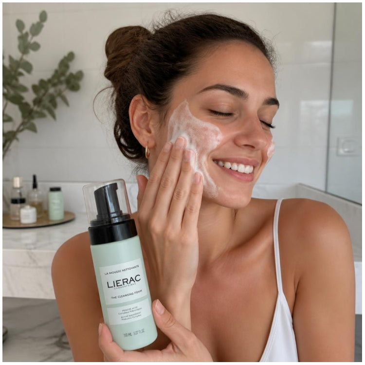 Lierac Make-up Removers Mousse Nettoyante Tous Types de Peau 150ml x2