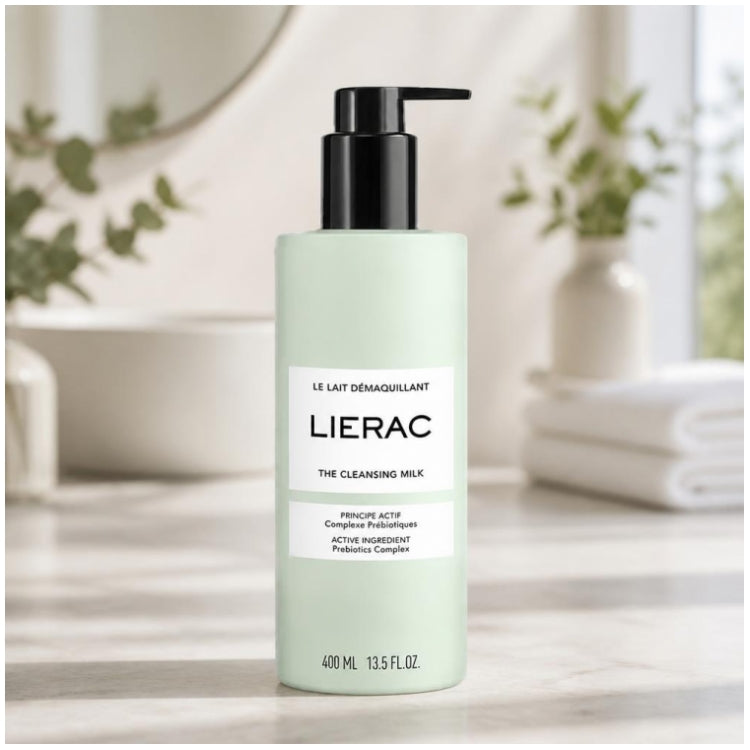 Lierac Sanfte Reinigungsmilch zum Entfernen von Make-up für Gesicht und Augen 400ml