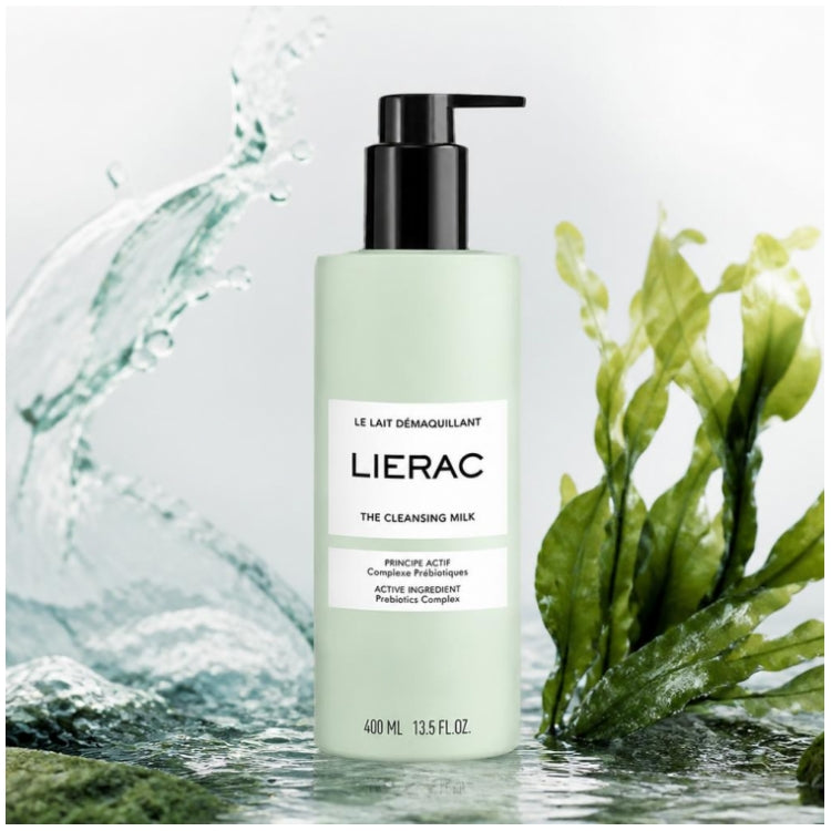 Lierac Sanfte Reinigungsmilch zum Entfernen von Make-up für Gesicht und Augen 400ml