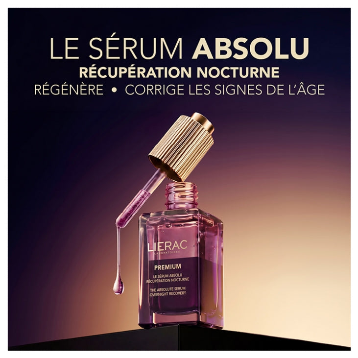 سيروم الترميم الليلي Premium Absolu من Lierac 30 مل (1.01 أونصة سائلة)