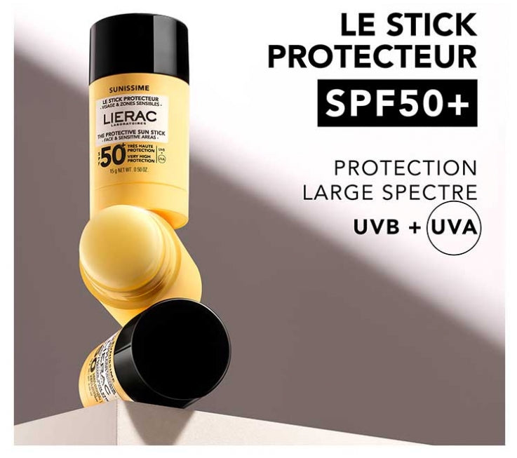 Lierac Sunissime Stick SPF50+ protect face and sensitive areas 15g (0.53 oz)