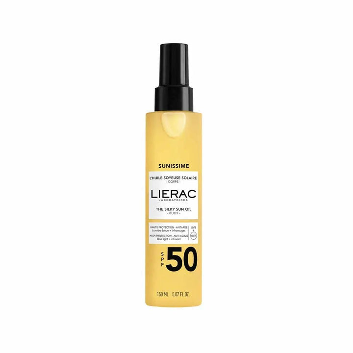 Lierac Sunissime The Silky Sun Oil SPF50 150ml (5.07fl oz) - FrenchBeautyHub